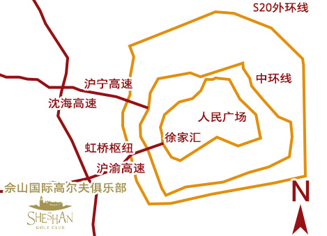 场馆位置地图